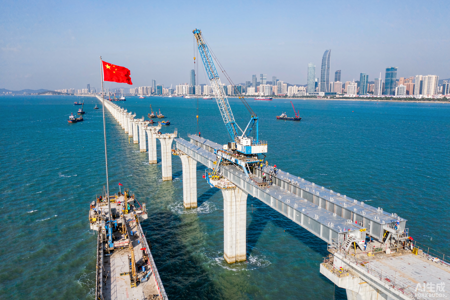 在建的厦金大桥 在建的厦金大桥